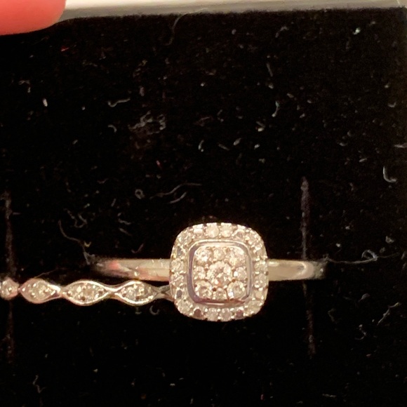 HSamuel Jewelry K Solid Gold Diamond Ring Set Poshmark